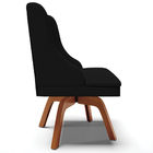 Kit 2 Cadeiras Decorativas Sala De Jantar Base Giratória De M