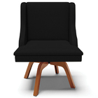 Kit 2 Cadeiras Decorativas Sala De Jantar Base Giratória De M