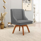 Kit 2 Cadeiras Decorativas Sala De Jantar Base Giratória De M