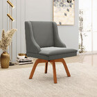 Kit 2 Cadeiras Decorativas Sala De Jantar Base Giratória De M