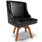 Kit 2 Cadeiras Decorativas Sala De Jantar Base Giratória De M