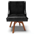 Kit 2 Cadeiras Decorativas Sala De Jantar Base Giratória De M