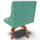 Kit 2 Cadeiras Decorativas Sala De Jantar Base Giratória De M