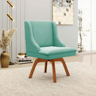 Kit 2 Cadeiras Decorativas Sala De Jantar Base Giratória De M