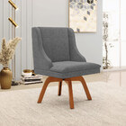 Kit 2 Cadeiras Decorativas Sala De Jantar Base Giratória De M