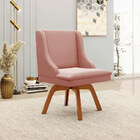 Kit 2 Cadeiras Decorativas Sala De Jantar Base Giratória De M