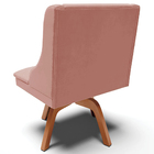 Kit 2 Cadeiras Decorativas Sala De Jantar Base Giratória De M