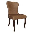 Kit 2 Cadeiras Decorativas Sala De Jantar Duque Madeira Pu Si