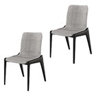 Kit 2 Cadeiras Decorativas Sala De Jantar Madeira Maciça Pige