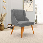 Kit 2 Cadeiras Decorativas Sala De Jantar Pés Palito De Madei