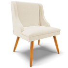 Kit 2 Cadeiras Decorativas Sala De Jantar Pés Palito De Madei