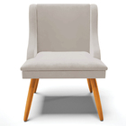 Kit 2 Cadeiras Decorativas Sala De Jantar Pés Palito De Madei