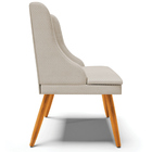 Kit 2 Cadeiras Decorativas Sala De Jantar Pés Palito De Madei