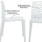 Kit 2 Cadeiras Decorativas Sala E Cozinha Cruzzer (pp) Branca