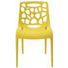 Kit 2 Cadeiras Decorativas Sala E Cozinha Lalunna (pp) Amarel