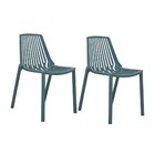 Kit 2 Cadeiras Decorativas Sala E Cozinha Phama (pp) Verde Pe