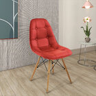 Kit 2 Cadeiras Decorativas Sala E Escritório Cadenna Pu Sinté