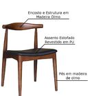 Kit 2 Cadeiras Decorativas Sala E Escritório Nami Madeira Tab