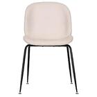 Kit 2 Cadeiras Dinamarca Fratini Revestido Em Tecido Cor Nude