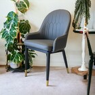 Kit 2 Cadeiras Dinner Cinza