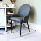 Kit 2 Cadeiras Dinner Cinza