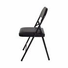 Kit 2 Cadeiras Dobrável De Bar Restaurante De Ferro Aço Assen