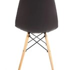 Kit 2 Cadeiras Eames Botone Em Courino Base Madeira Sem Braço