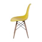Kit 2 Cadeiras Eames Dkr Base Madeira Yescasa Amarelo