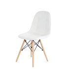 Kit 2 Cadeiras Eames Eiffel Estofada Botonê 130c Branco