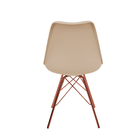 Kit 2 Cadeiras Eames Leda Design Estofada Fendi Tower Cobre