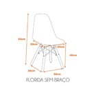Kit 2 Cadeiras Eames Polipropileno Base Madeira Eiffel Espres