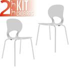 Kit 2 Cadeiras Eclipse Branco