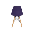 Kit 2 Cadeiras Eiffel Eames Roxa Base Madeira Sala Cozinha Ja