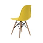 Kit 2 Cadeiras Eiffel Pp Base Madeira Amarelo