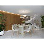 Kit 2 Cadeiras Elis Com Pés Em Aço Carbono E Pintura Metaliza