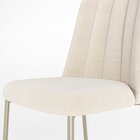 Kit 2 Cadeiras Elis Com Pés Em Aço Carbono E Pintura Metaliza