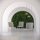 Kit 2 Cadeiras Elis Com Pés Em Aço Carbono Off-white Fosco/so