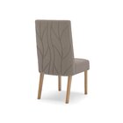 Kit 2 Cadeiras Eloá Nature/marrom Amêndoa