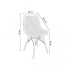 Kit 2 Cadeiras Eloisa   Amarelo