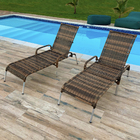 Kit 2 Cadeiras Em Alumínio P/ Área Externa E Piscina Madrid A