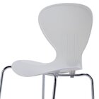 Kit 2 Cadeiras Empilháveis Base Aço Tubular Flash Cromado/bra