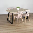 Kit 2 Cadeiras Encosto Vazado Janaina Nude Rose