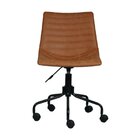 Kit 2 Cadeiras Escritório Decorativa Corino Florença Caramelo