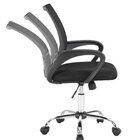 Kit 2 Cadeiras Escritório Diretor Com Relax Tela Mesh Manches