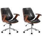 Kit 2 Cadeiras Escritório Diretor Giratória Corino Kopenhagen