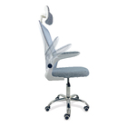 Kit 2 Cadeiras Escritório Diretor Giratória Vita Cinza