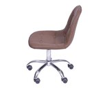 Kit 2 Cadeiras Escritório Eames Botonê Com Rodízio Dkr Café