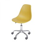 Kit 2 Cadeiras Escritório Eames Giratória Com Rodízio Dkr Aça