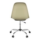 Kit 2 Cadeiras Escritório Eames Pp Base Aço Cromado Fendi