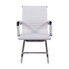 Kit 2 Cadeiras Escritório Esteirinha Eames Branca Fixa